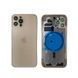 Корпус для iPhone 12 Pro Gold в зборі з тримачем SIM та кнопками, EU 105417 фото