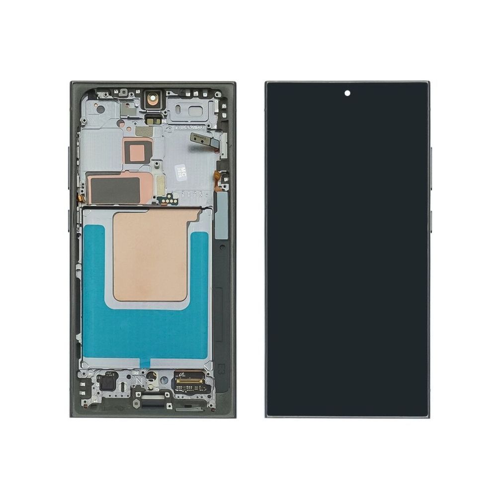 Дисплей для Samsung S928 Galaxy S24 Ultra (5G) (2024) з чорним тачскрином та зеленою корпусною рамкою GH82-33396B Original 50638 фото