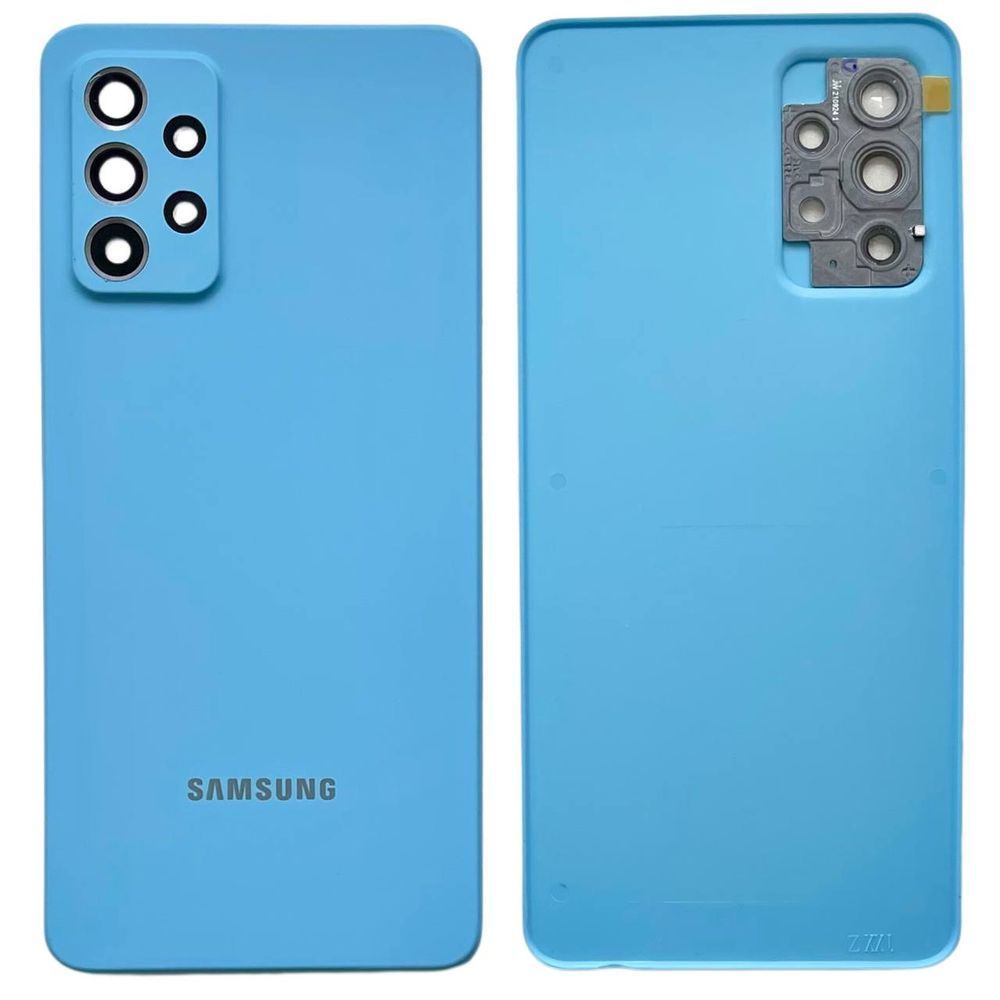 Задня кришка Samsung A725 | A726 Galaxy A72 2021 blue (зі склом камери) 6026 фото