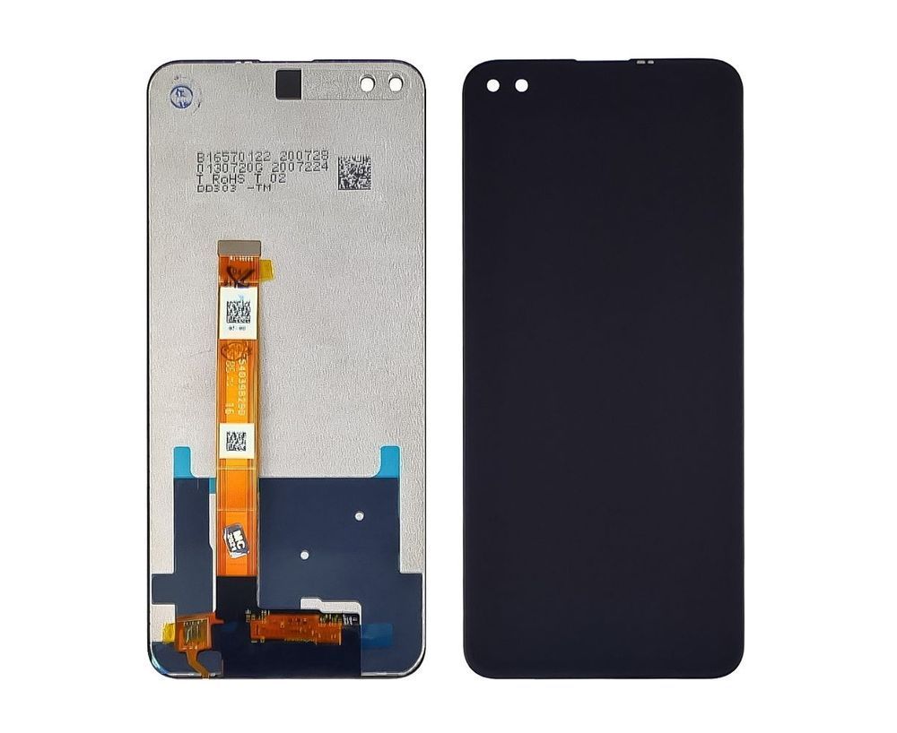 Дисплей для Realme 6 Pro (RMX2061, RMX2063) з чорним тачскріном, Original (PRC) 969869 фото