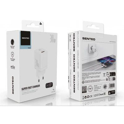 МЗП 2Port SENTEO Z-10 USB+USB-C PD3.0/QC3.0 30W 10118221 фото