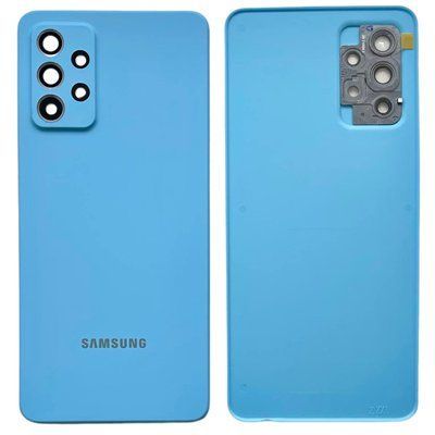 Задня кришка Samsung A725 | A726 Galaxy A72 2021 blue (зі склом камери) 6026 фото
