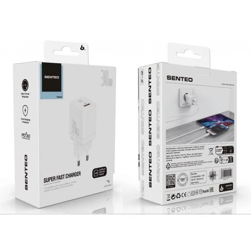 МЗП 2Port SENTEO Z-10 USB+USB-C PD3.0/QC3.0 30W 10118221 фото