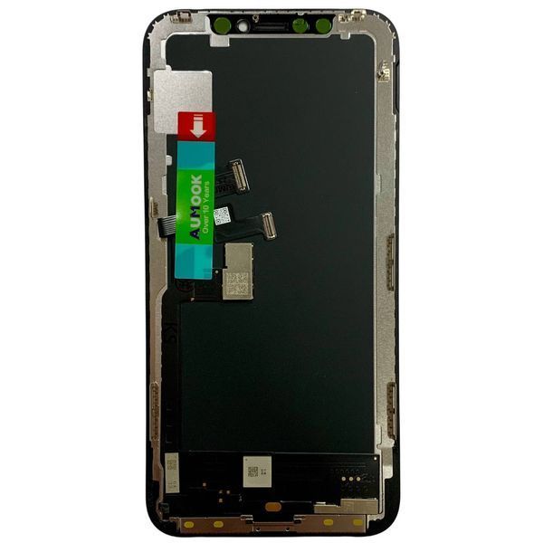 Дисплей для iPhone X з чорним тачскріном, AUMOOK Prime HARD OLED 150983 фото