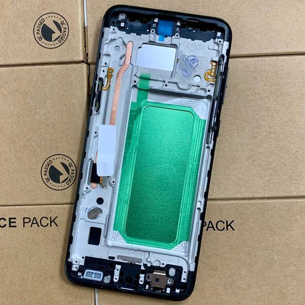 Дисплей для Samsung G955 Galaxy S8 Plus з чорним тачскріном та корпусною рамкою, IPS (дисплей не заокруглений) 042943 фото