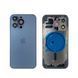 Корпус для iPhone 12 Pro Max Blue в зборі з тримачем SIM та кнопками, USA 105517 фото