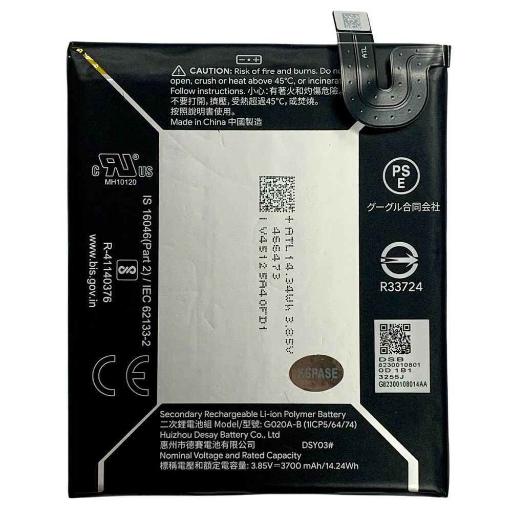 Акумулятор G020A-B для Google Pixel 3A XL, Original (China) 2222893 фото