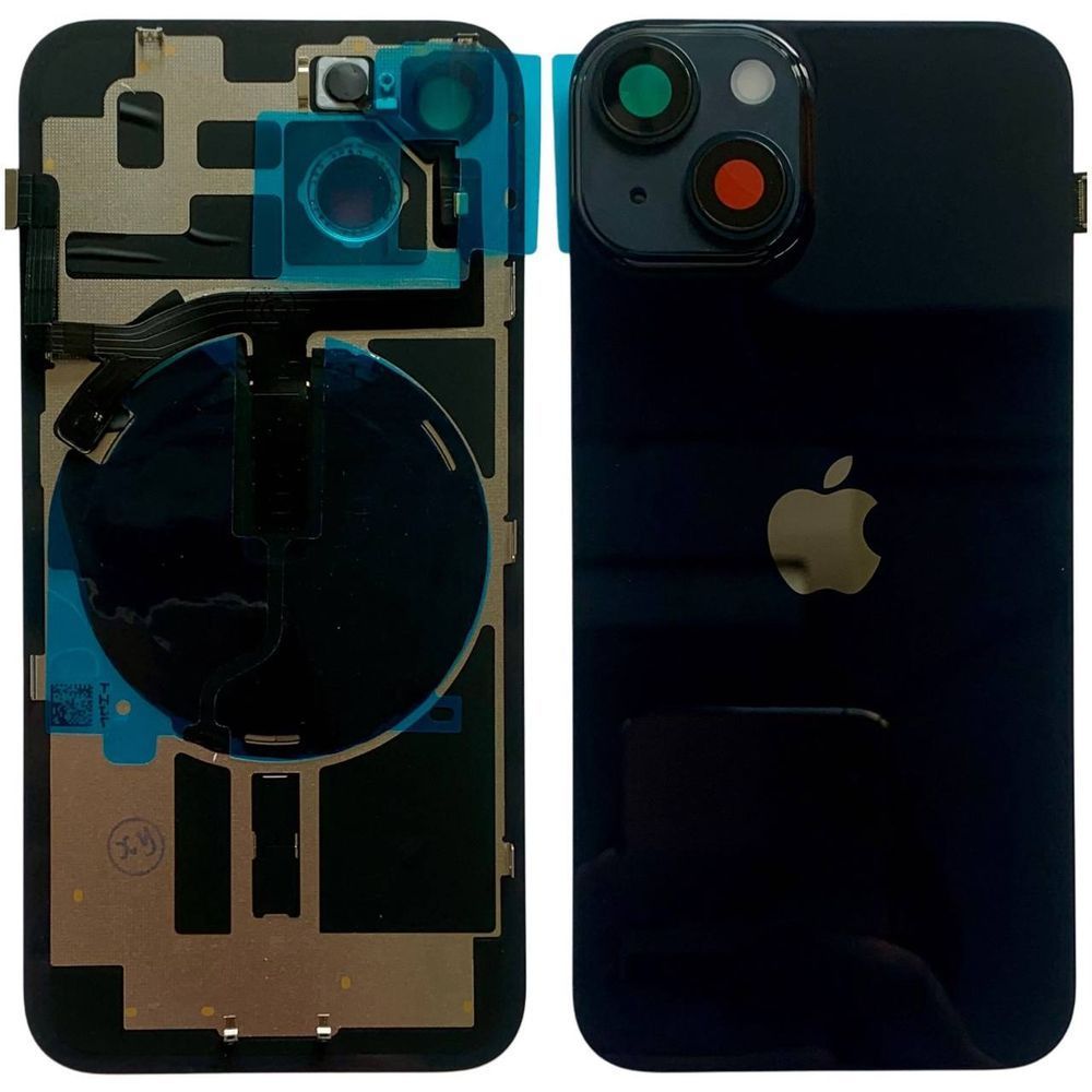 Задня кришка корпусу iPhone 14 Black (зі склом камери, MagSafe, NFC), Original (China) 648154 фото