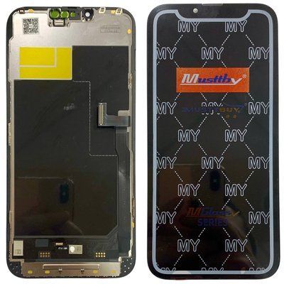 Дисплей для iPhone 13 Pro Max з чорним тачскріном, Musttby SOFT OLED | 120HZ | Прив'язується в 18/26 iOS 648222 фото