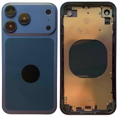 Корпус для iPhone XR в формі iPhone 17 Pro, blue 648251 фото