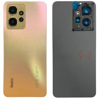 Задня кришка Xiaomi Redmi Note 12 4G gold (зі склом камери) 0712384 фото