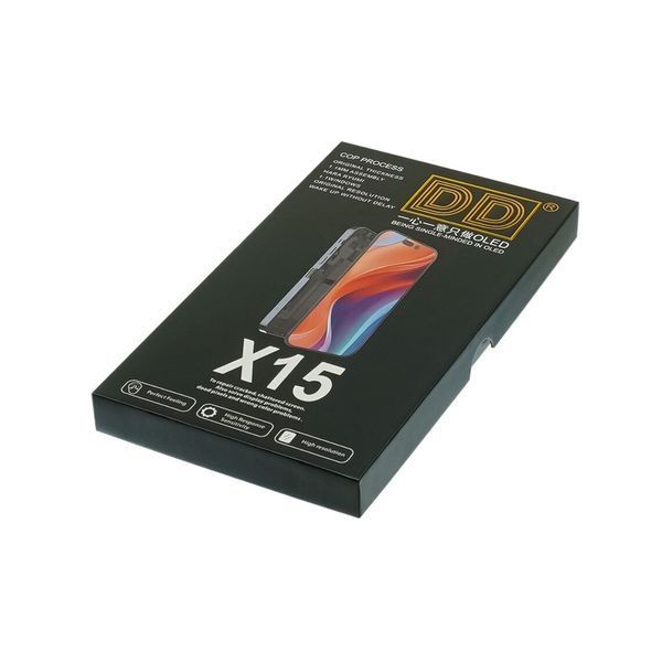 Дисплей для Apple iPhone 15 з чорним тачскрином 60Hz DD-OLED 50577 фото