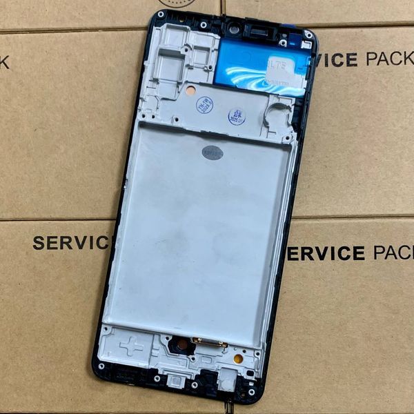 Дисплей для Samsung A325 Galaxy A32 2020 з чорним тачскріном і корпусною рамкою, OLED 35582 фото