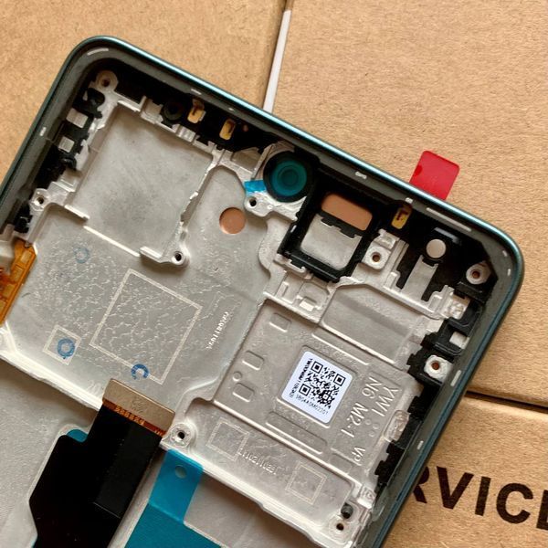 Дисплей для Xiaomi Redmi Note 13 Pro 4G (23117RA68G) з чорним тачскріном та зеленою корпусною рамкою, OLED 9860757_1 фото
