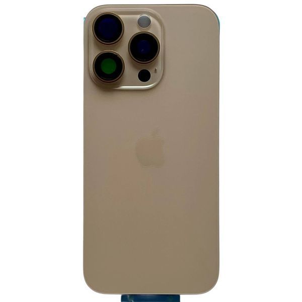 Задня кришка корпусу iPhone 16 Pro Gold (зі склом камери, MagSafe), Original (China) 561065 фото