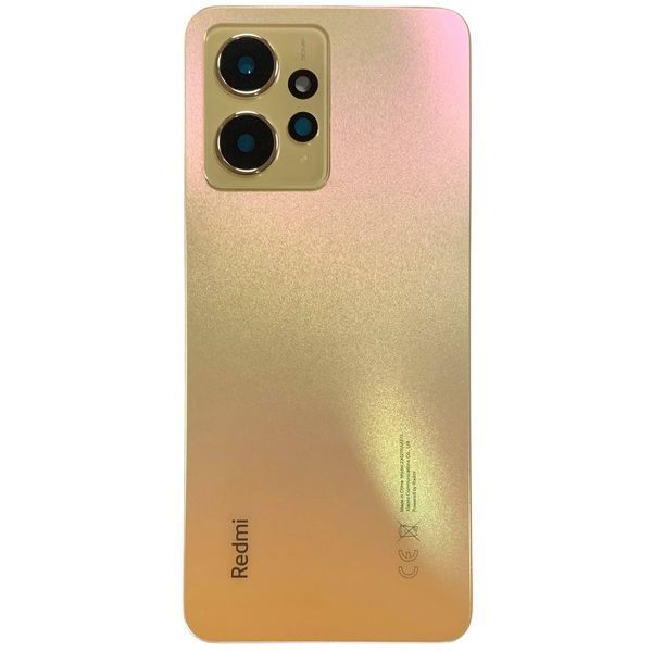 Задня кришка Xiaomi Redmi Note 12 4G gold (зі склом камери) 0712384 фото