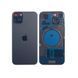 Задня кришка корпусу iPhone 15 Black в зборі зі склом камери та магнітами 6867499 фото