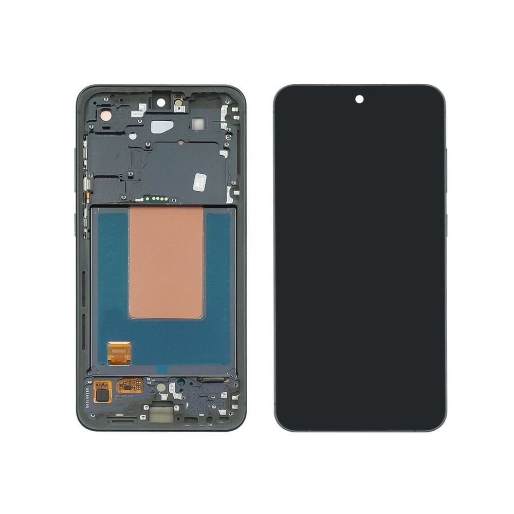 Дисплей для Samsung S721 Galaxy S24 FE (5G) (2024) з чорним тачскрином та сірою корпусною рамкою GH82-35848B Original 49372 фото