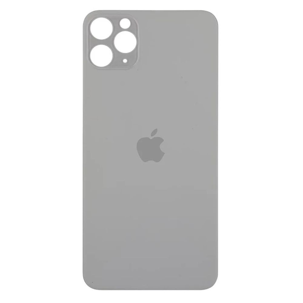 Задня кришка корпусу iPhone 11 Pro Max Silver (великий виріз під камеру), Original (China) 150968 фото
