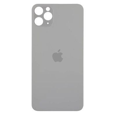 Задня кришка корпусу iPhone 11 Pro Max Silver (великий виріз під камеру), Original (China) 150968 фото