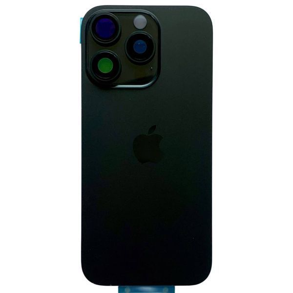 Задня кришка корпусу iPhone 16 Pro Black (зі склом камери, MagSafe), Original (China) 561064 фото