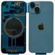 Задня кришка корпусу iPhone 14 Blue (зі склом камери, MagSafe), Original (China) 648173 фото