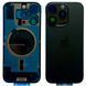 Задня кришка корпусу iPhone 16 Pro Black (зі склом камери, MagSafe), Original (China) 561064 фото