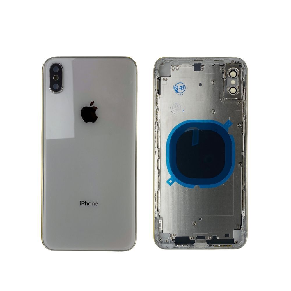 Корпус для iPhone Xs Max White в зборі з тримачем SIM та кнопками, USA 1408564 фото
