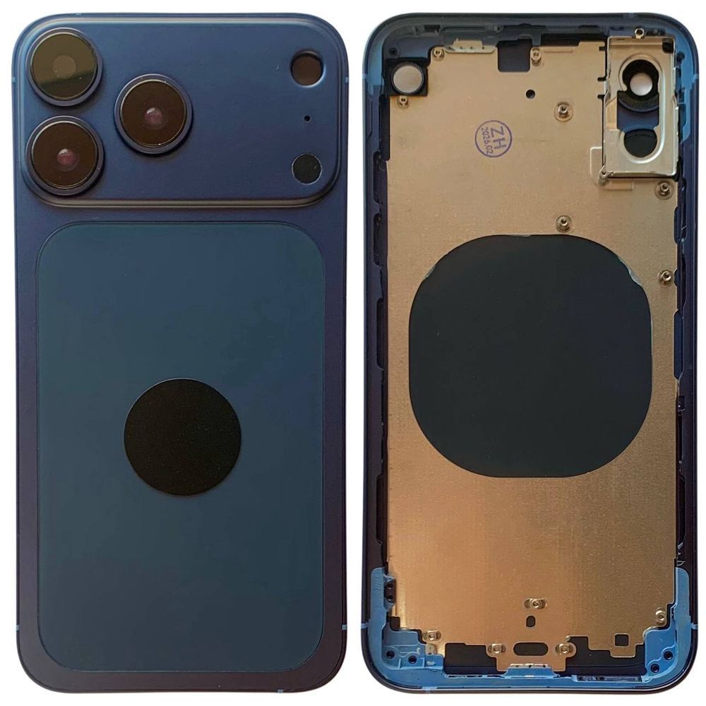 Корпус для iPhone XS в формі iPhone 17 Pro, blue 151233 фото