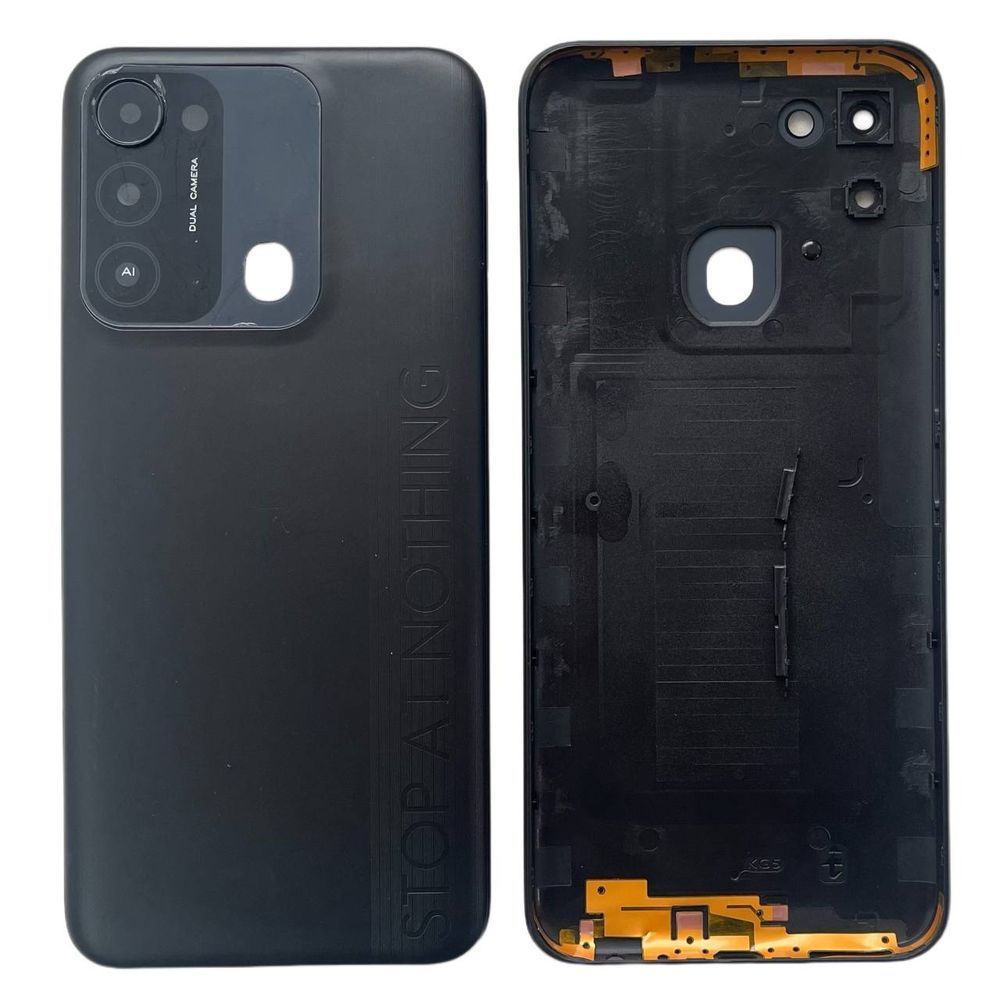 Задня кришка Tecno Spark 8C black (без скла камери) 097619 фото