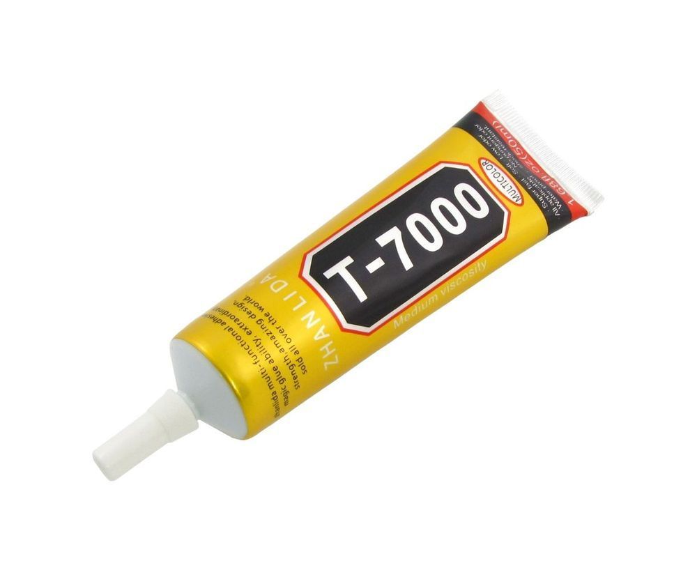 Клей силіконовий T-7000, чорний, 50ml, в тюбику з дозатором 10840 фото