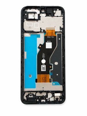 Дисплей для Tecno Spark Go 1 (KL4) | Spark Go 1S (KL4h) з чорним тачскріном та корпусною рамкою, Original Self Welded 108183 фото