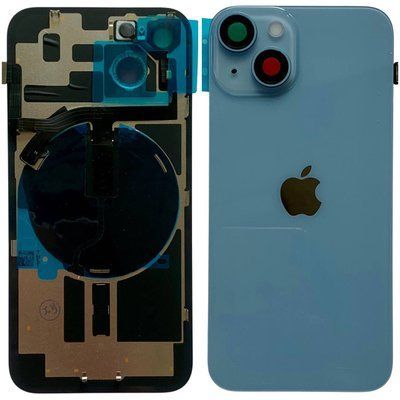 Задня кришка корпусу iPhone 14 Blue (зі склом камери, MagSafe, NFC), Original (China) 648155 фото