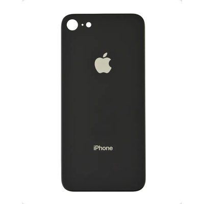 Задня кришка корпусу iPhone 8 Black (великий виріз під камеру), Original (China) 070953 фото