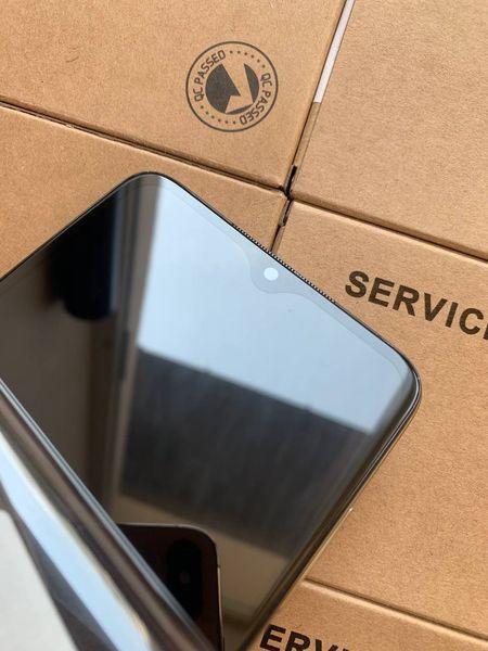 Дисплей для Xiaomi RedMi Note 8 Pro з чорним тачскріном та срібною корпусною рамкою, Original (PRC) 9860729 фото