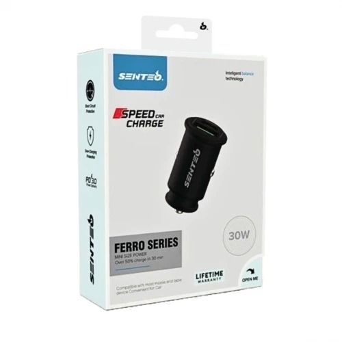 АЗП SENTEO Q-02 USB + USB-C PD/QC 30W 3A  1011812546 фото