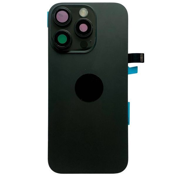 Задня кришка корпусу iPhone 16 Pro Black (зі склом камери, MagSafe, NFC), Original (China) 561051 фото