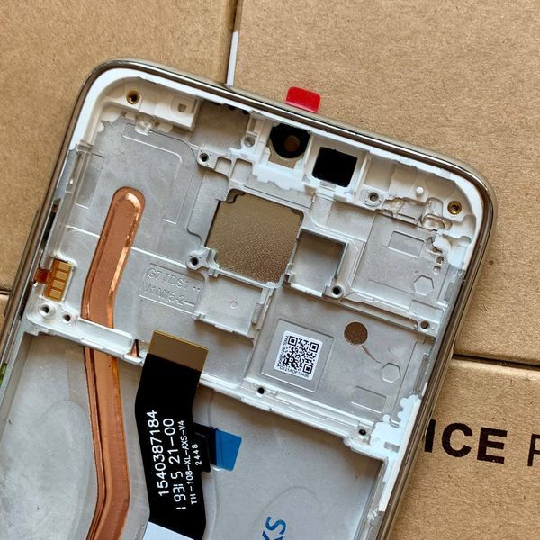Дисплей для Xiaomi RedMi Note 8 Pro з чорним тачскріном та срібною корпусною рамкою, Original (PRC) 9860729 фото