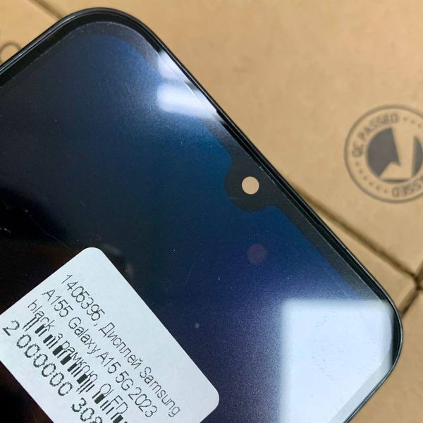 Дисплей для Samsung A155 Galaxy A15 5G з чорним тачскріном та корпусною рамкою, OLED 1405395 фото