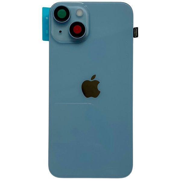 Задня кришка корпусу iPhone 14 Blue (зі склом камери, MagSafe, NFC), Original (China) 648155 фото