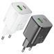 МЗП 2Port Hoco N41 USB+USB-C PD 20W white 37977_2 фото 2