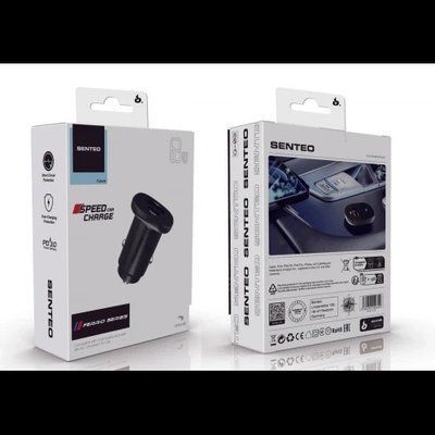 АЗП SENTEO Q-03 USB + USB-C PD/QC 63W 3A 37843 фото
