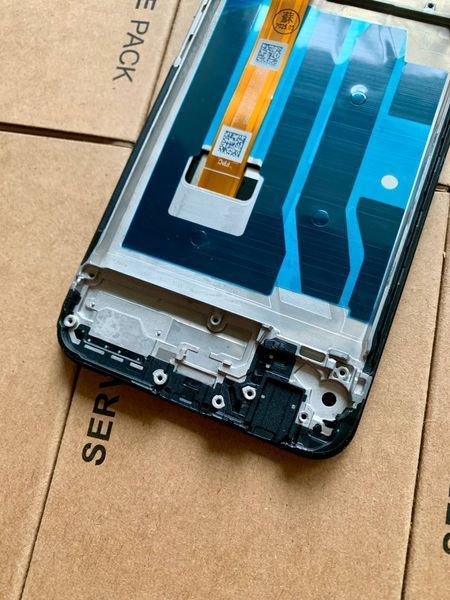 Дисплей для Realme C21Y з чорним тачскріном та корпусною рамкою, Original (PRC) 8500851 фото