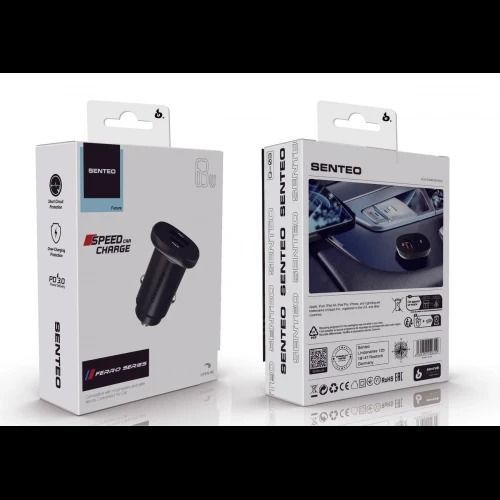 АЗП SENTEO Q-03 USB + USB-C PD/QC 63W 3A 37843 фото