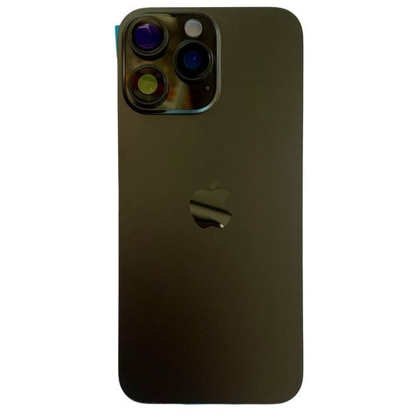 Задня кришка корпусу iPhone 16 Pro Max Black (зі склом камери, MagSafe), Original (China) 561068 фото