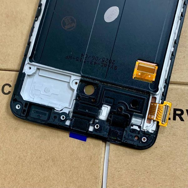 Дисплей для Samsung A515 Galaxy A51 (2020) з чорним тачскріном і корпусною рамкою, OLED (вузькі рамки) 1405283 фото