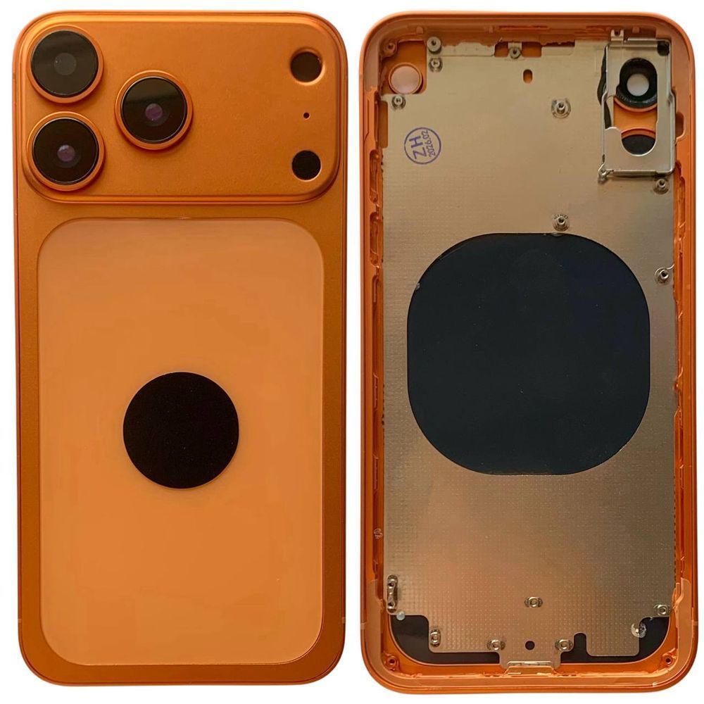 Корпус для iPhone X в формі iPhone 17 Pro, orange 151237 фото