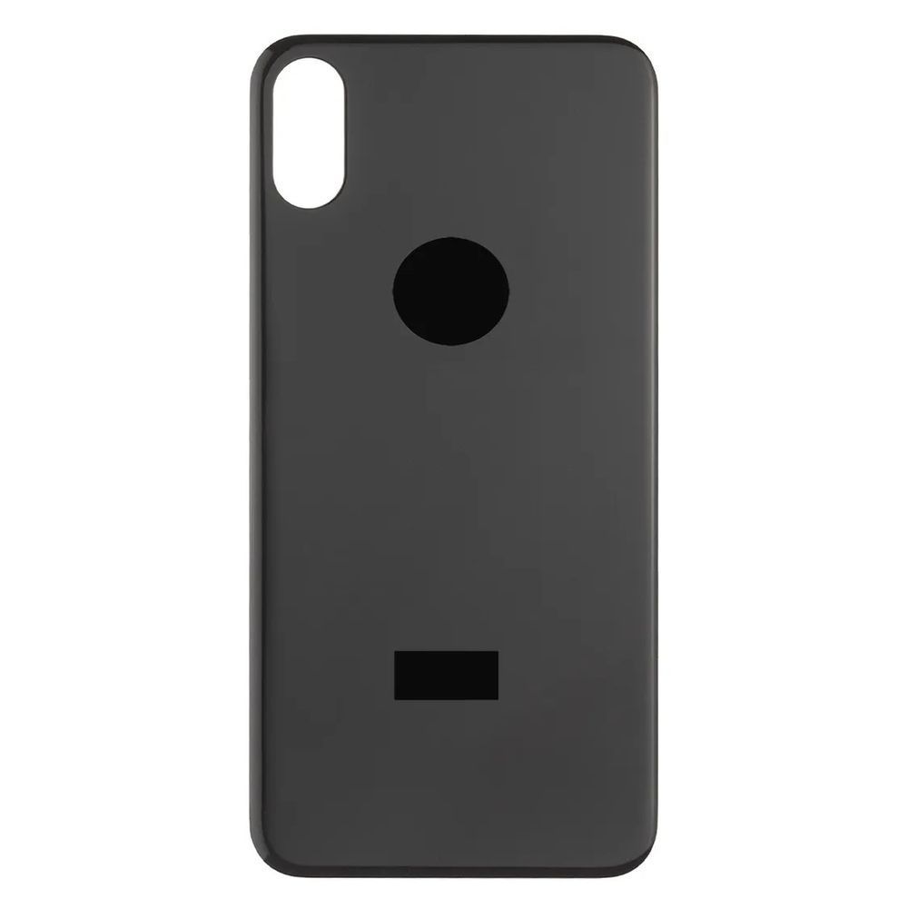 Задня кришка корпусу iPhone X Black (великий виріз під камеру), Original (China) 0704147 фото