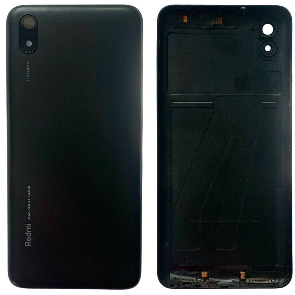 Задня кришка Xiaomi Redmi 7A black (зі склом камери) 0712270 фото