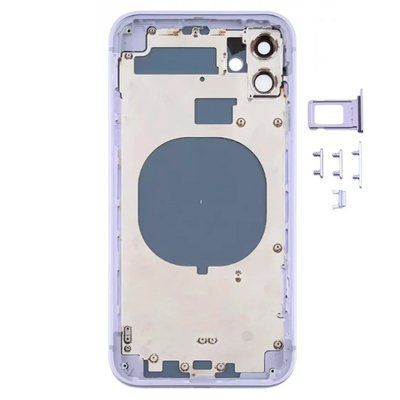 Корпус для iPhone 12 Purple в зборі з тримачем SIM та кнопками, EU 105611 фото
